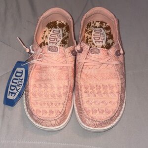 BRAND NEW!! Hey Dude Women’s Light Pink/ Baby Pink Sneakers